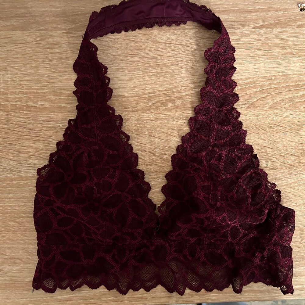 Victoria's Secret lace halter bralette